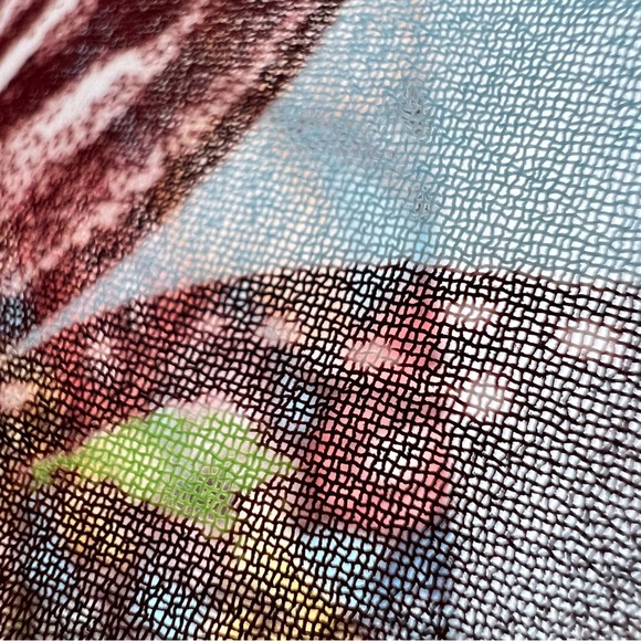 Spin Womens Kimono Plus Size Butterfly Print Multicolored Sheer Flowy NEW - Picture 6 of 8